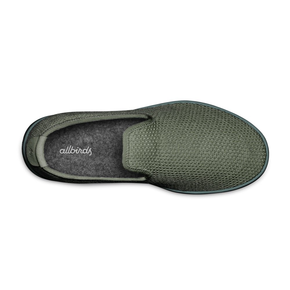 Allbirds Women\'s Tree Loungers - Slip-Ons Olive - LJR721953